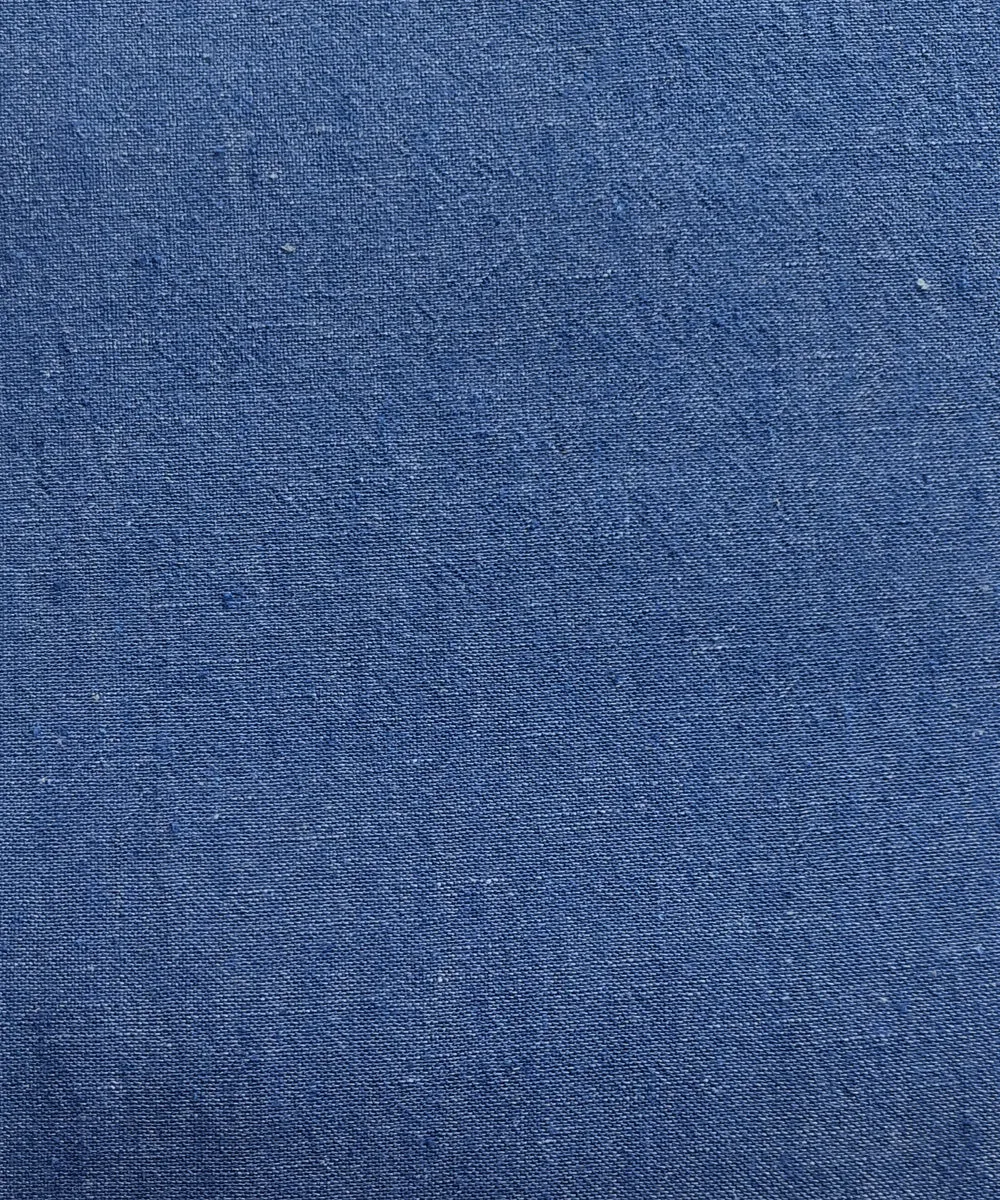 2.5m Blue handspun hand loom cotton kurta material