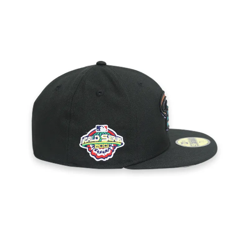 [70586970] Arizona Diamondbacks 01 WS Black 59FIFTY Men's Fitted Hat