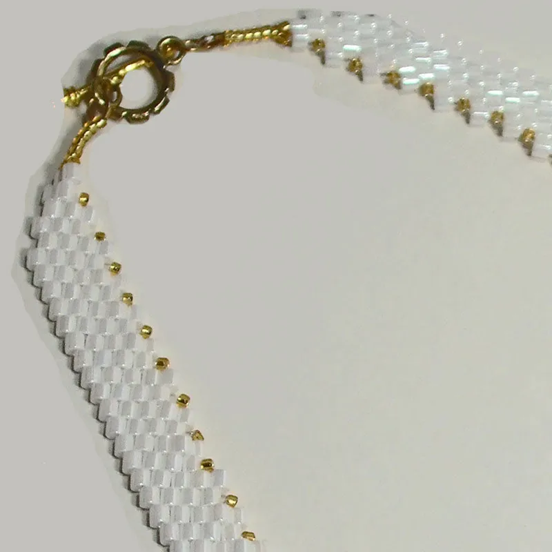 Adalcira, Seed Bead, v-Shaped, Necklace