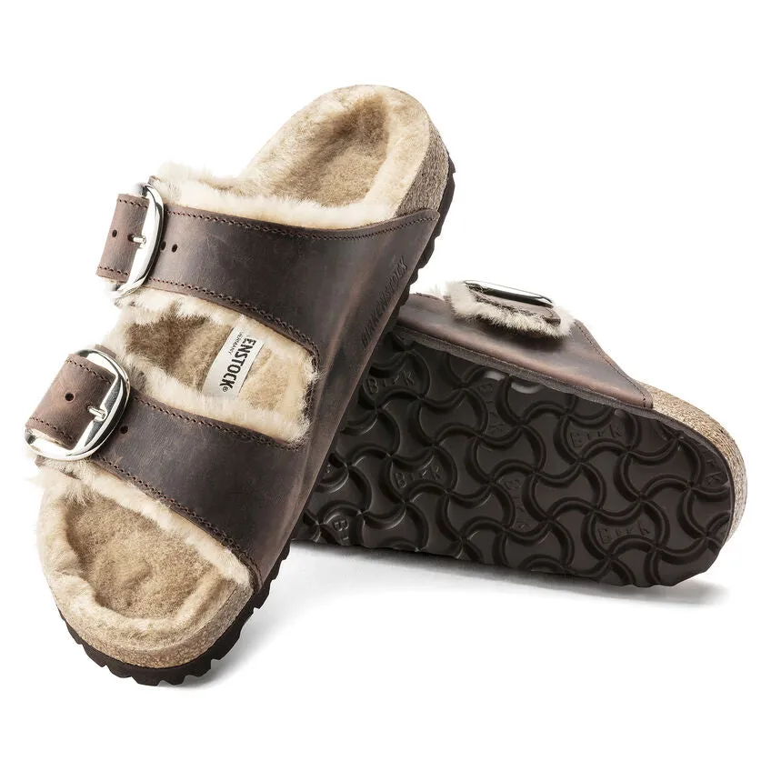 Arizona Big Buckle Shearling Brown        