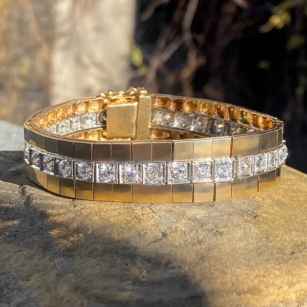 Art Deco/ Retro Diamond Bracelet