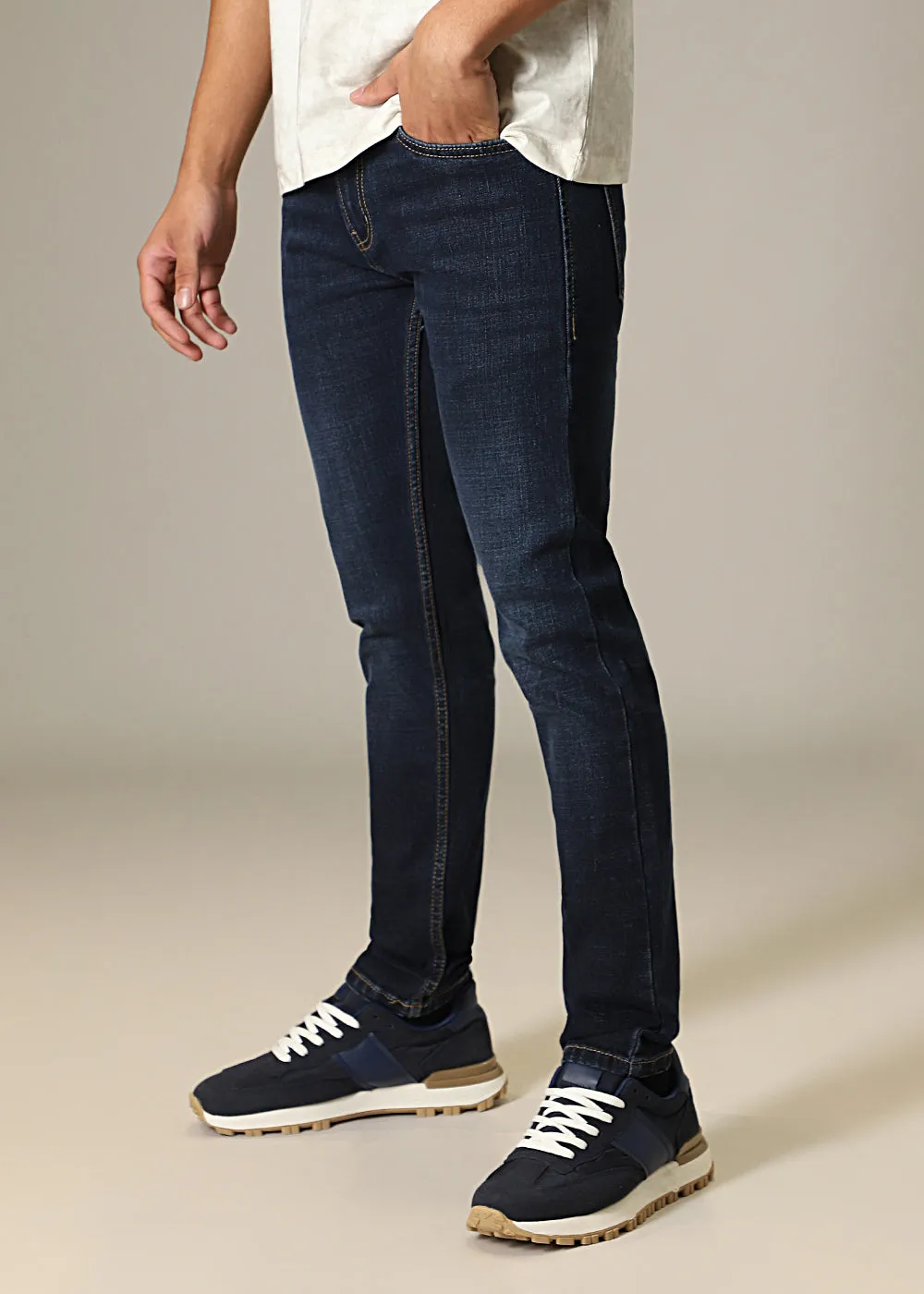 Azora Blue Slim fit Jeans