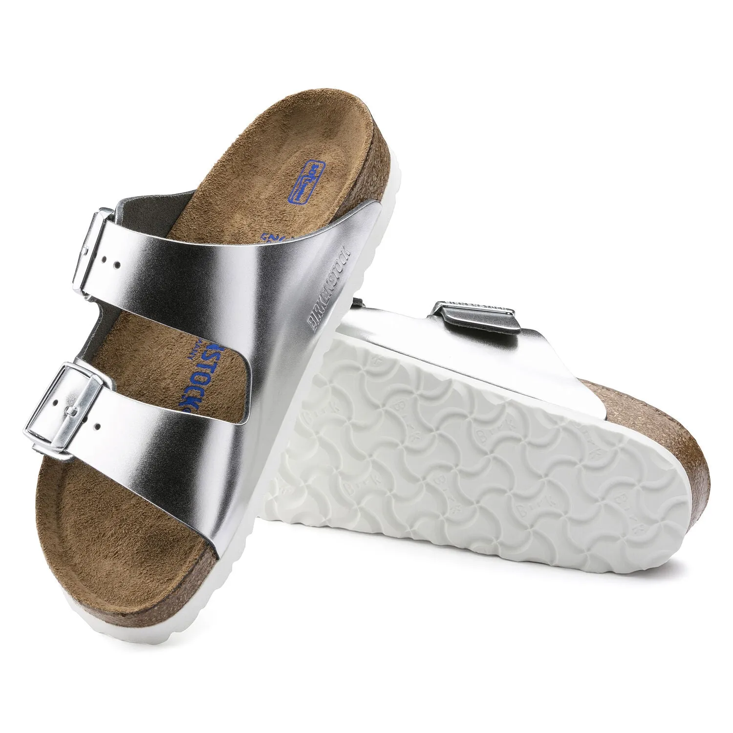        Birkenstock Arizona Metallic Silver