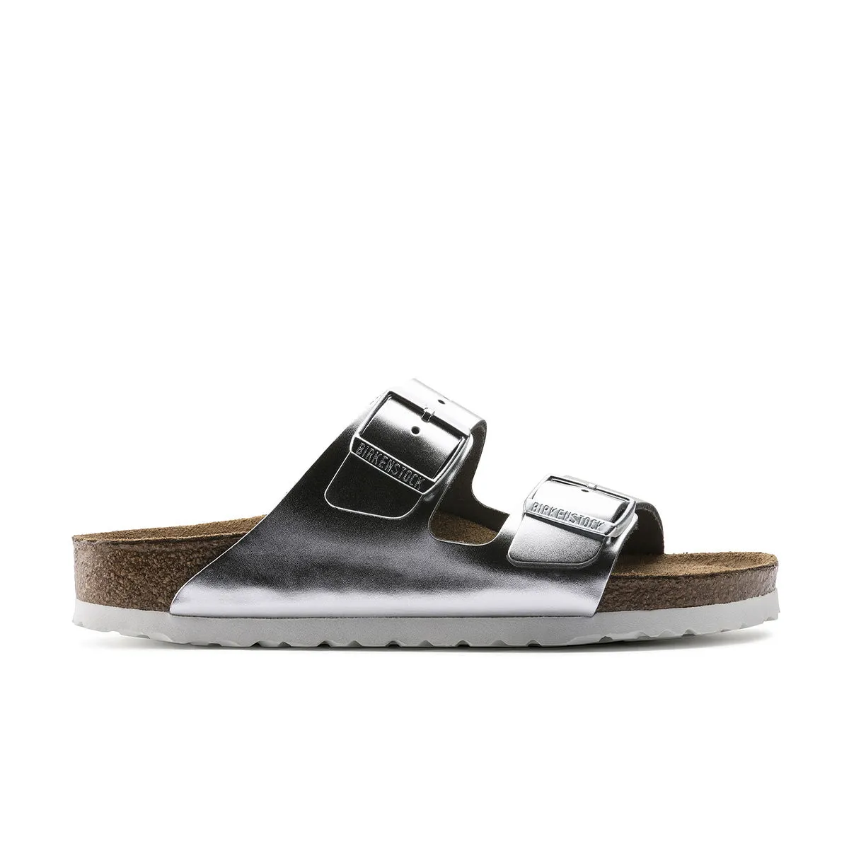        Birkenstock Arizona Metallic Silver