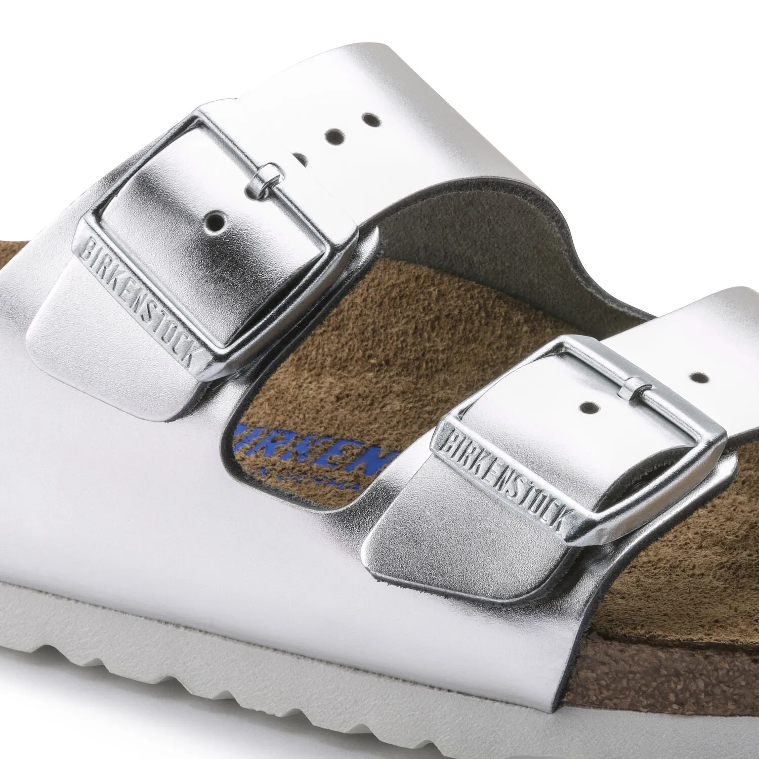        Birkenstock Arizona Metallic Silver