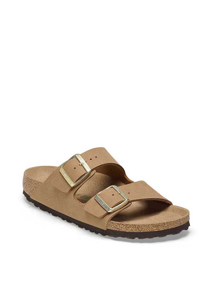 Birkenstock Arizona Vegan Birko-Flor Narrow Sandal Pecan Nubuck