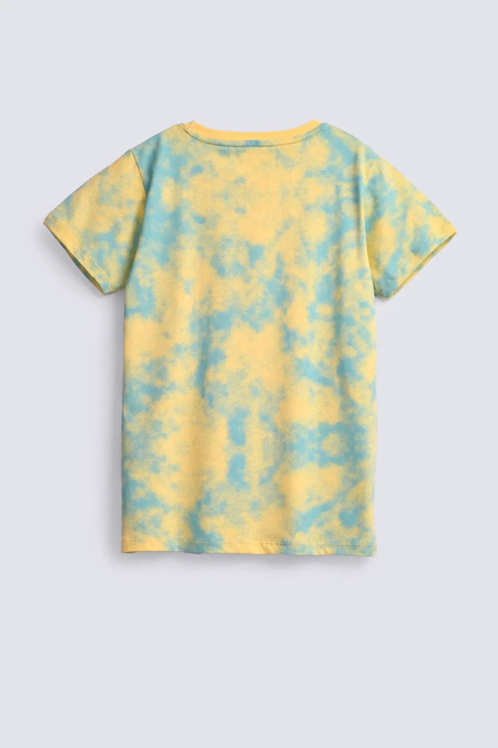 BOYS SPRAY PRINTED TEE