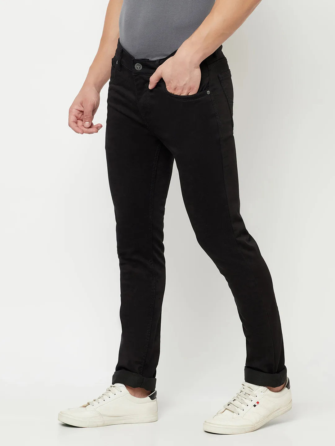 Cantabil Black Men's Jeans