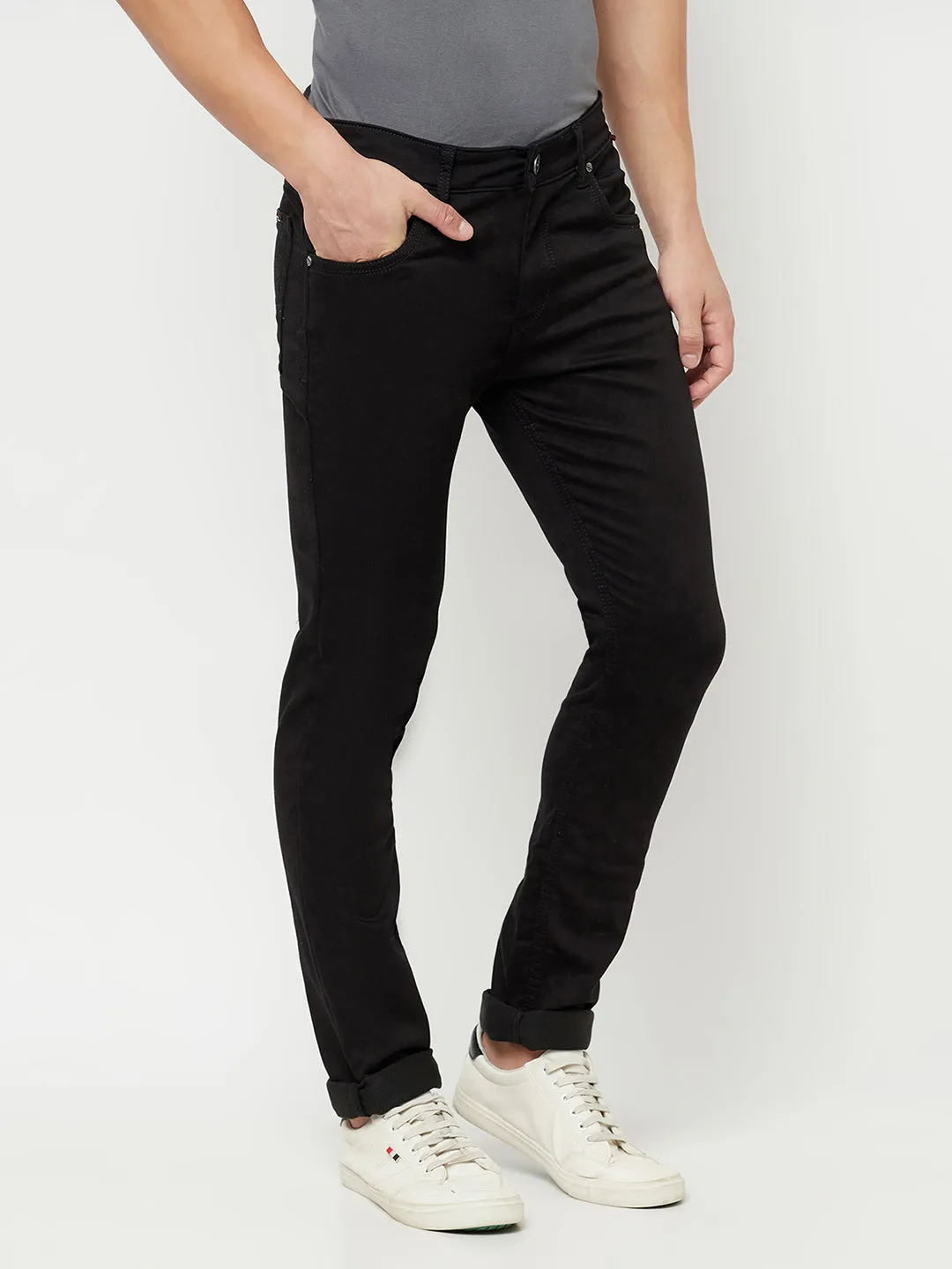 Cantabil Black Men's Jeans