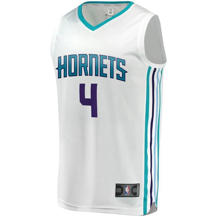 Charlotte Hornets Devonte Graham Fanatics Branded Replica Fast Break Player Association Jersey Kids - White | Ireland L1595W4