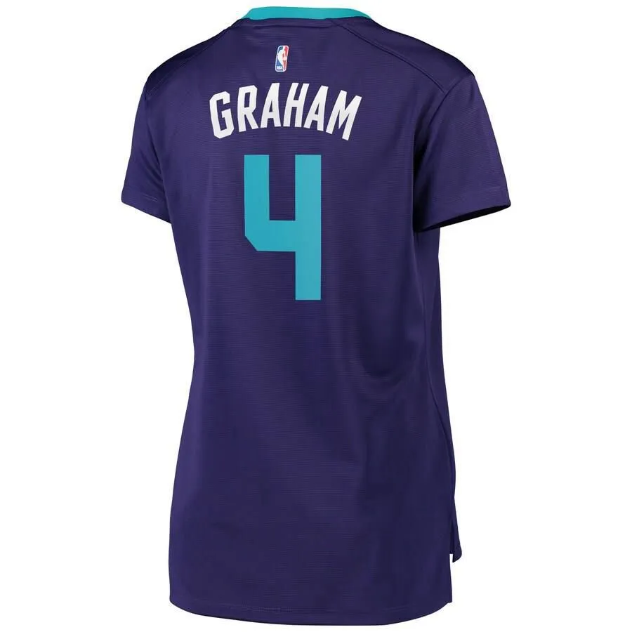 Charlotte Hornets Devonte Graham Fanatics Branded Replica Fast Break Player Statement Jersey Womens - Purple | Ireland O4719Y4