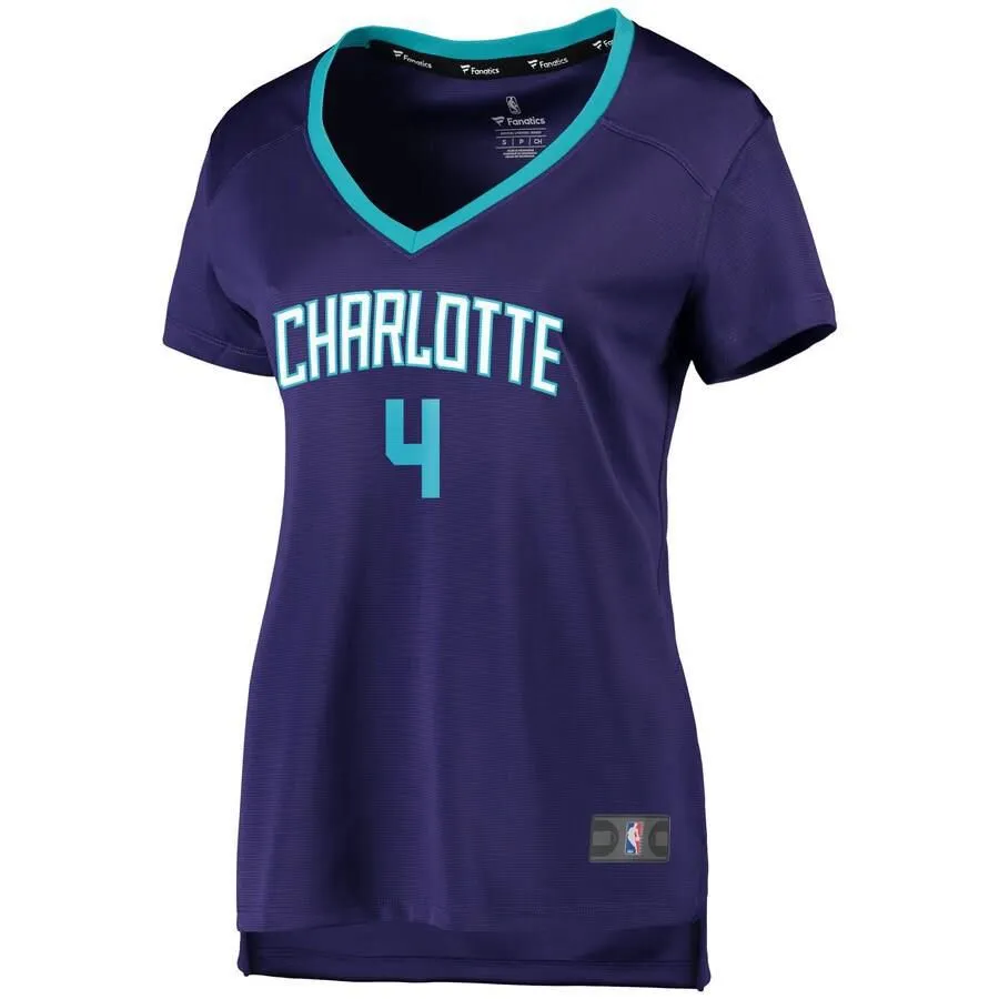 Charlotte Hornets Devonte Graham Fanatics Branded Replica Fast Break Player Statement Jersey Womens - Purple | Ireland O4719Y4