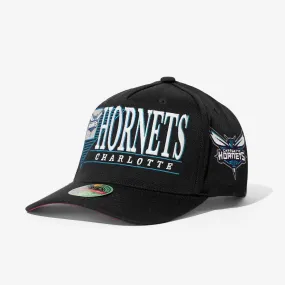 Charlotte Hornets Horizon Classic Redline Snapback - Black