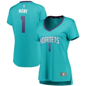 Charlotte Hornets Malik Monk Fanatics Branded Replica Fast Break Icon Jersey Womens - Blue | Ireland U1254I0