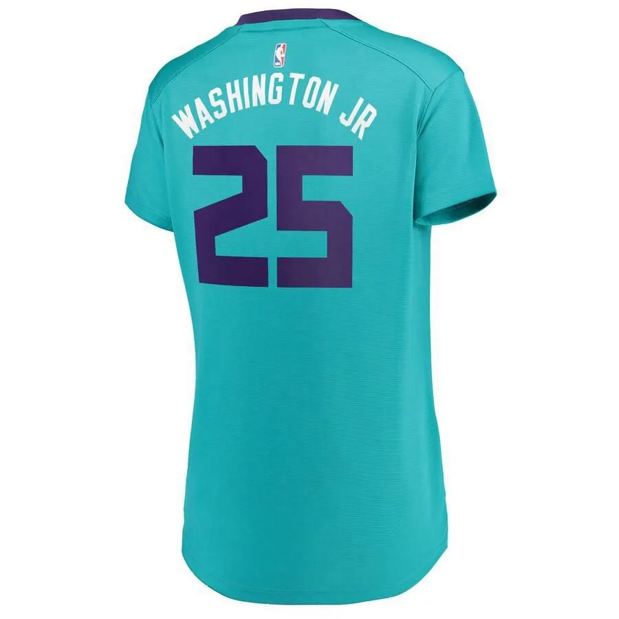 Charlotte Hornets PJ Washington Jr. Fanatics Branded Replica Fast Break Player Icon Jersey Womens - Blue | Ireland R2072O0