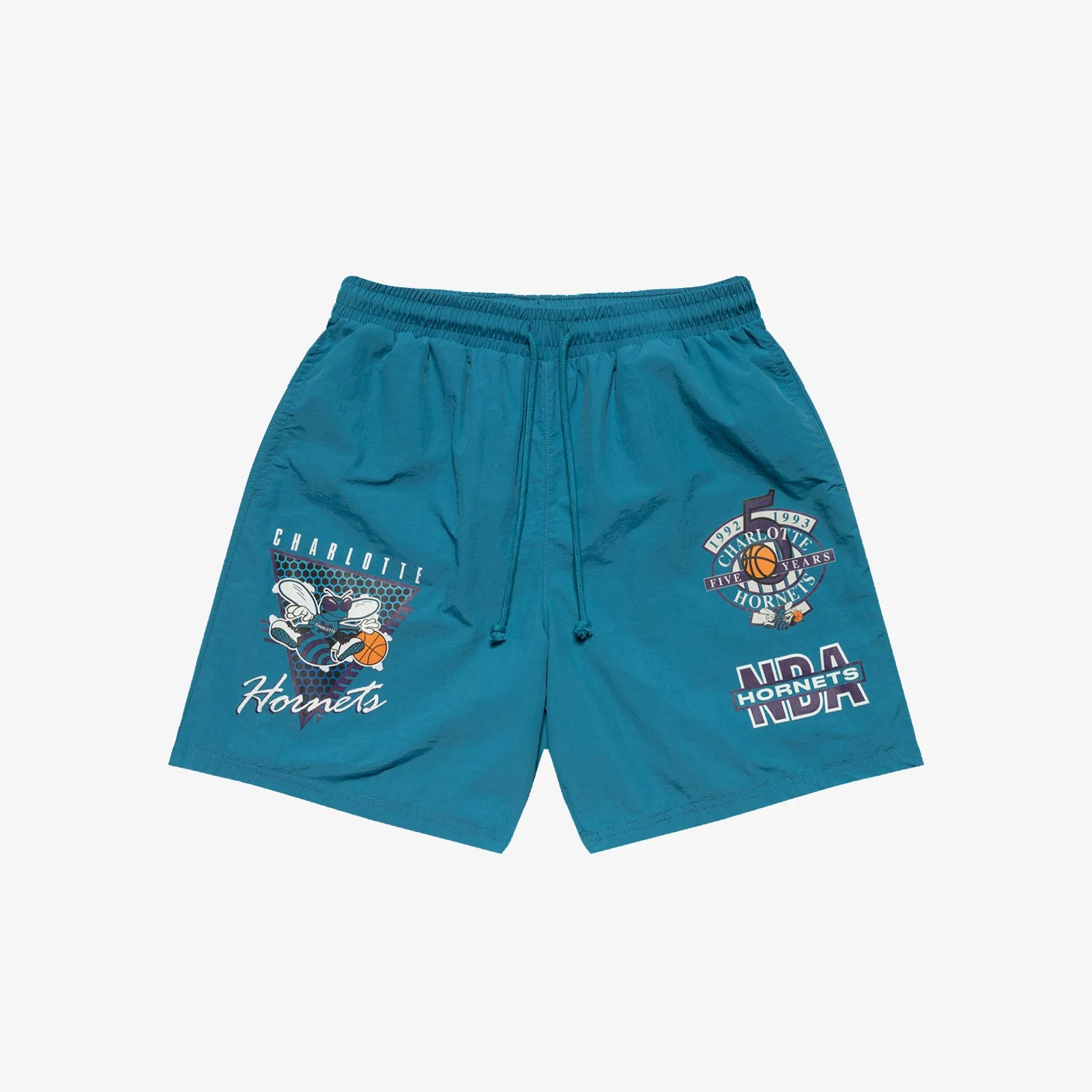 Charlotte Hornets Where You At Shorts - Teal