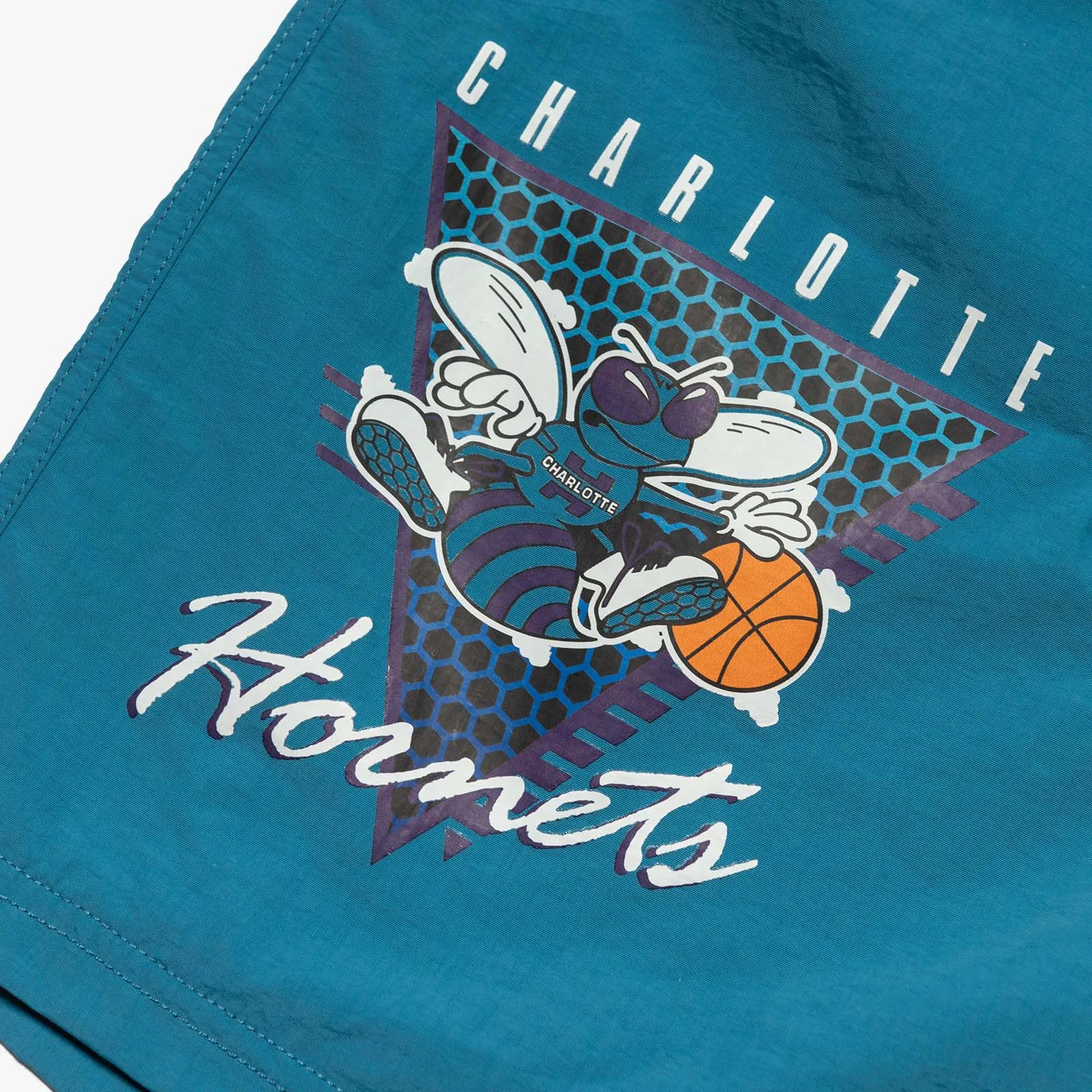 Charlotte Hornets Where You At Shorts - Teal