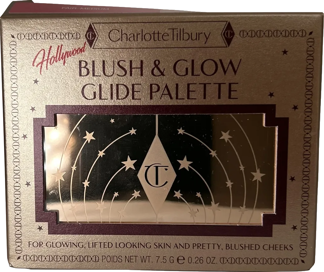 Charlotte Tilbury Hollywood Blush & Glow Glide Palette Fair-medium 7.5g