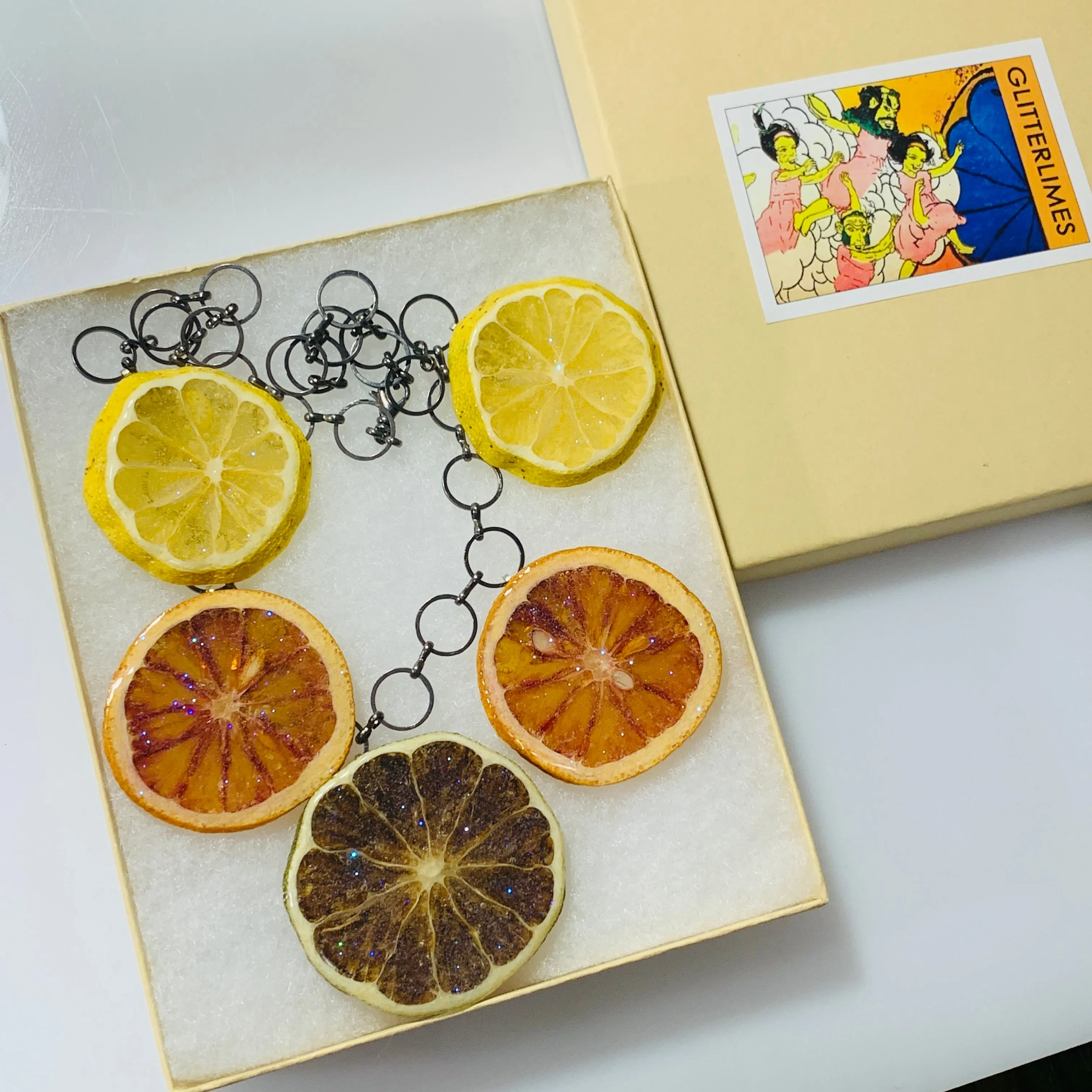 Citrus Salad Necklace