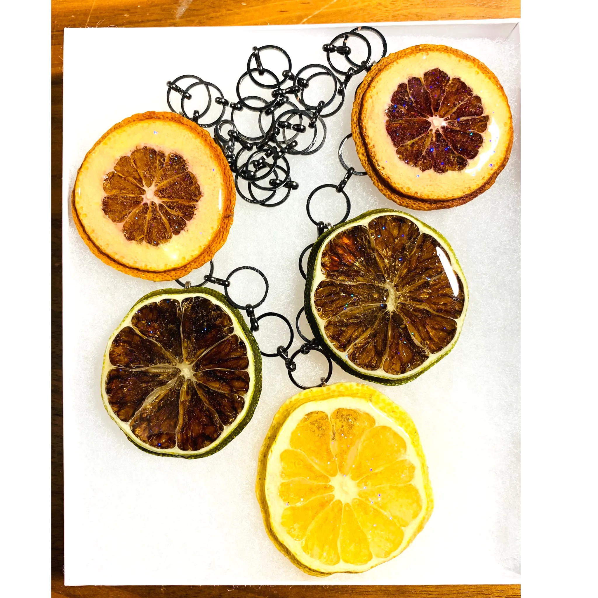 Citrus Salad Necklace