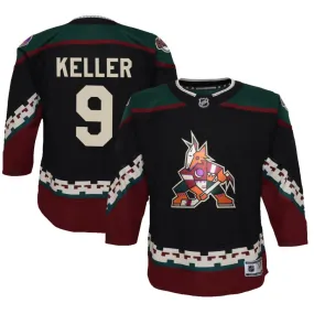 Clayton Keller Arizona Coyotes Youth 2021/22 Home Replica Jersey - Black