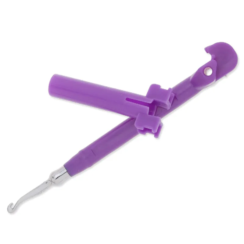 Crochet Hook,Loom Tail Upgrade Kit - Metal Hook - Purple