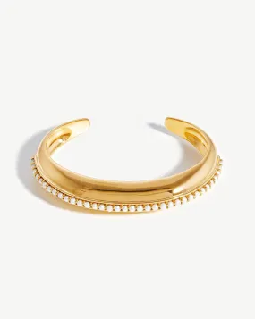 Dome Pearl Cuff Bracelet