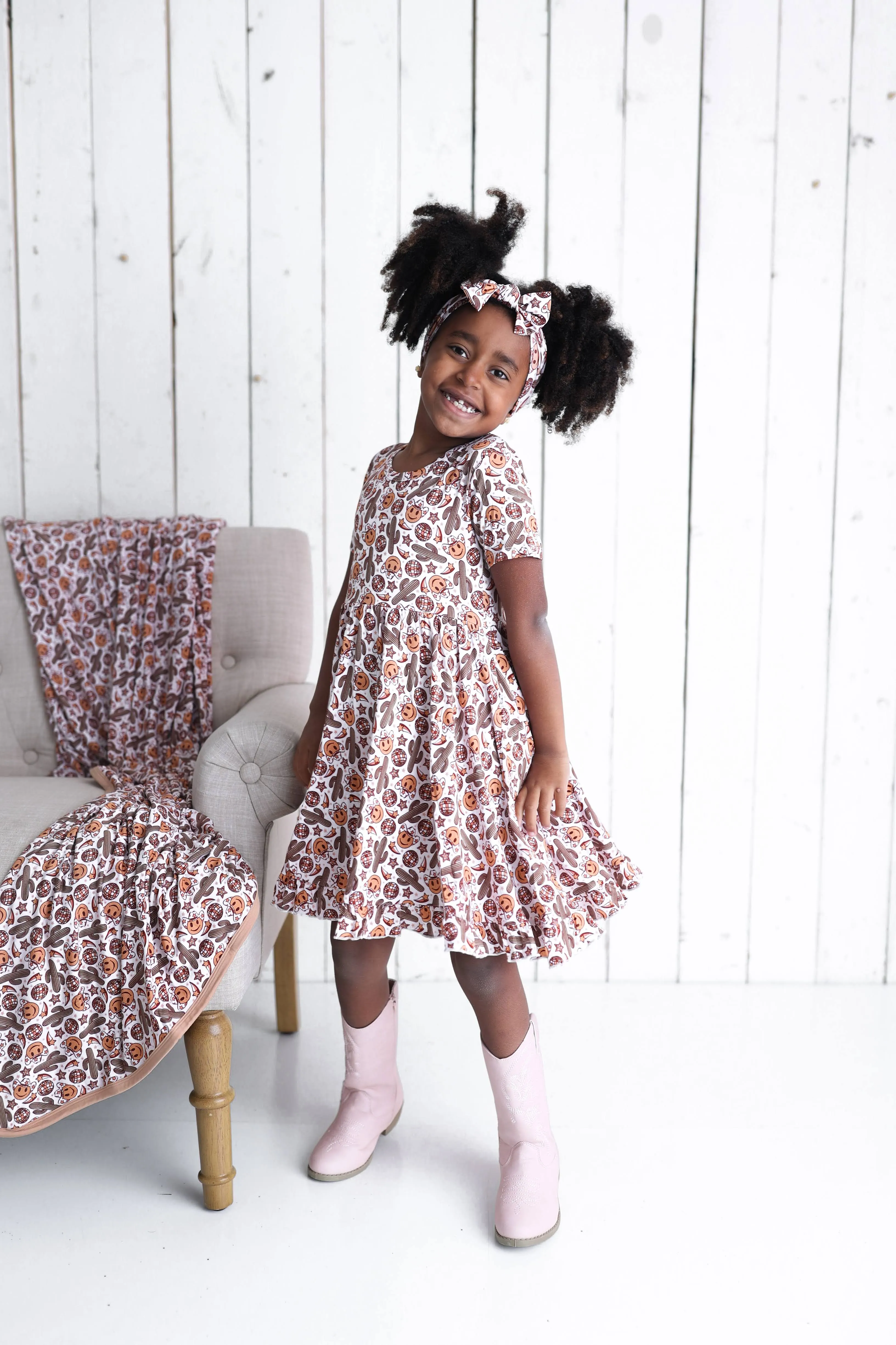 Dream Big Little Co Western Dreamzzz Dream Ruffle Dress