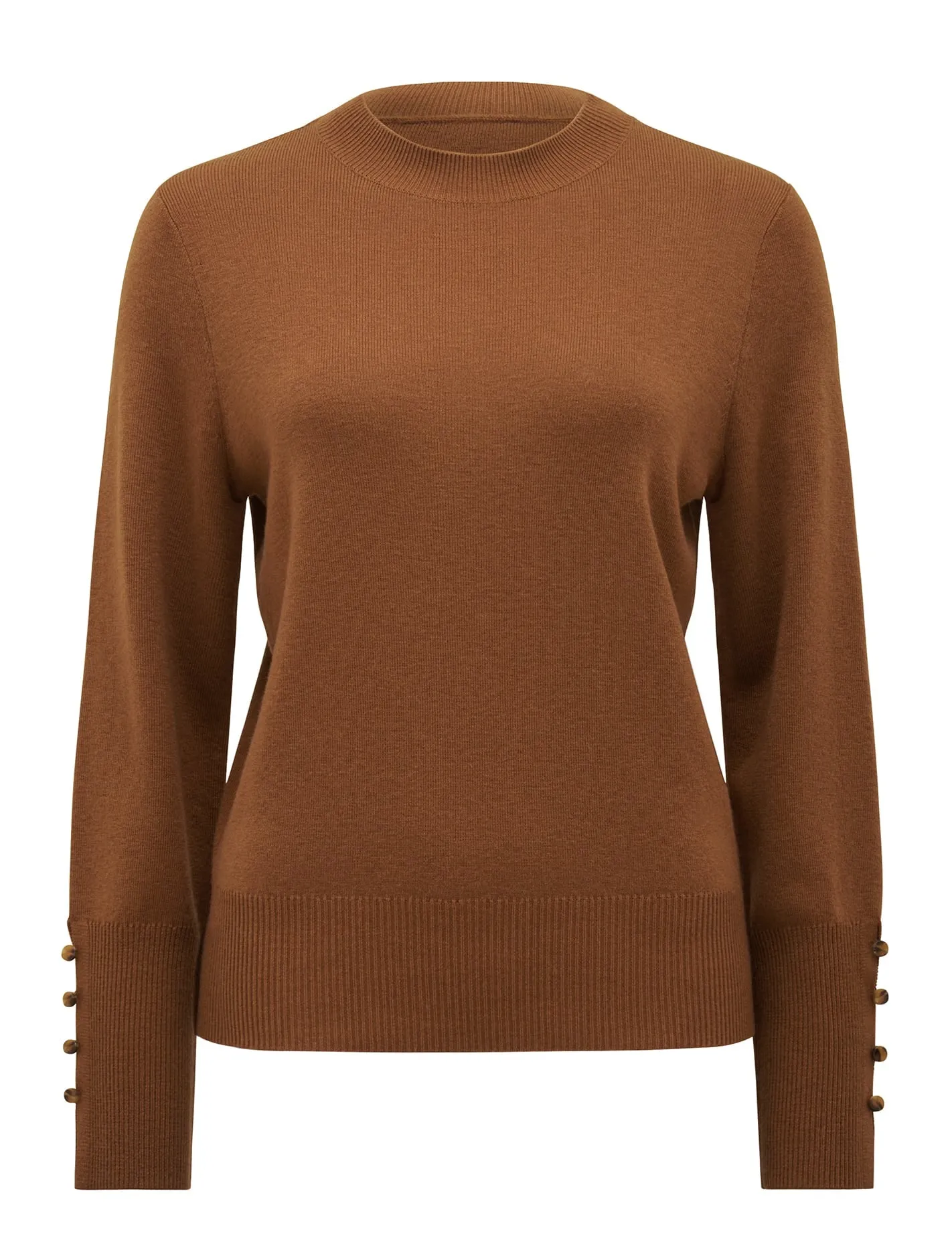 Evelyn Button Detail Jumper