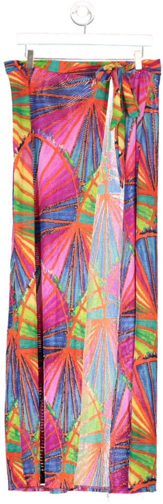 Fashion Nova Multicoloured Vibrant Print Sarong UK XL