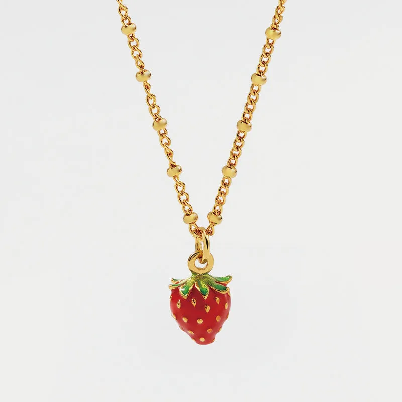 Fruit Enamel Necklace