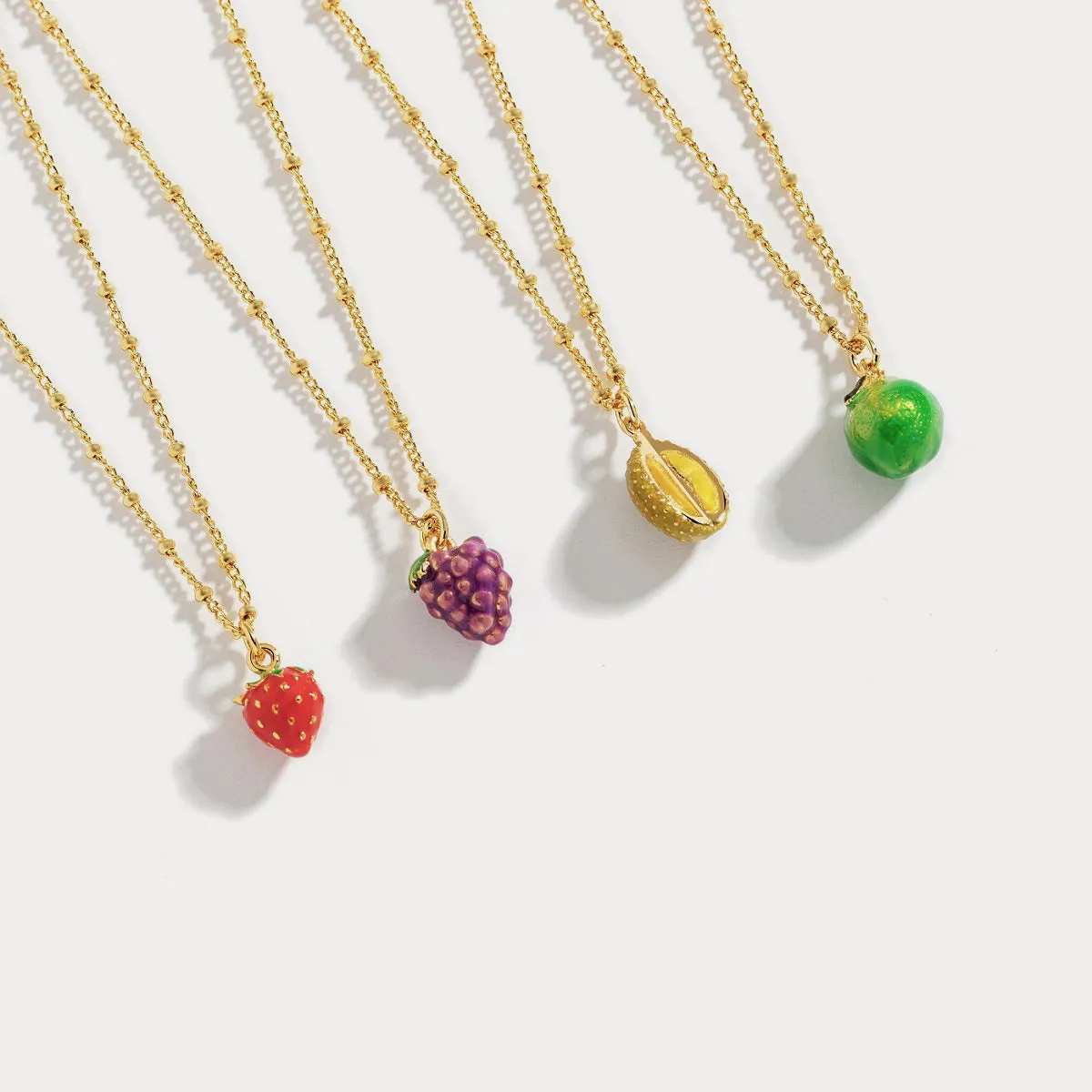 Fruit Enamel Necklace