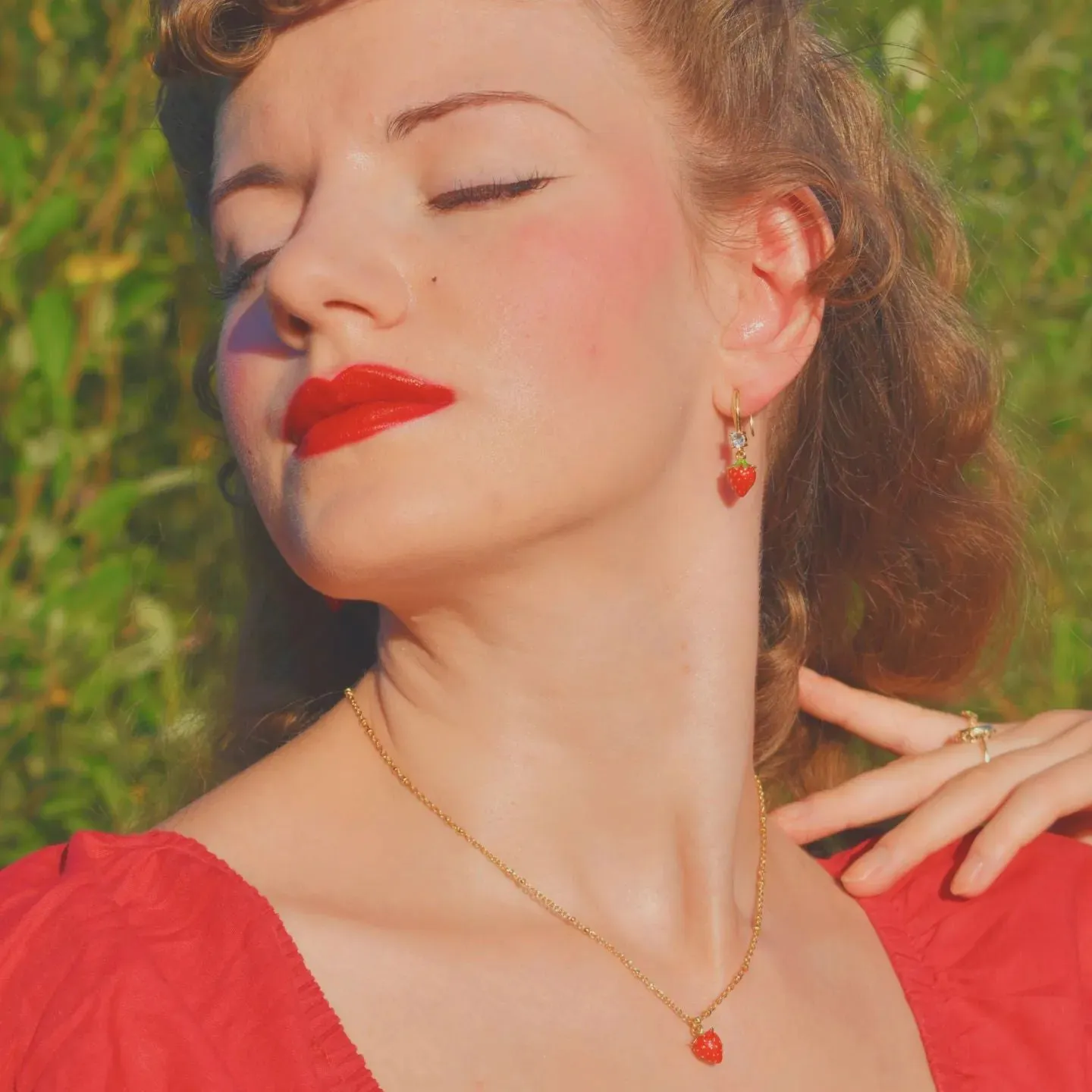 Fruit Enamel Necklace