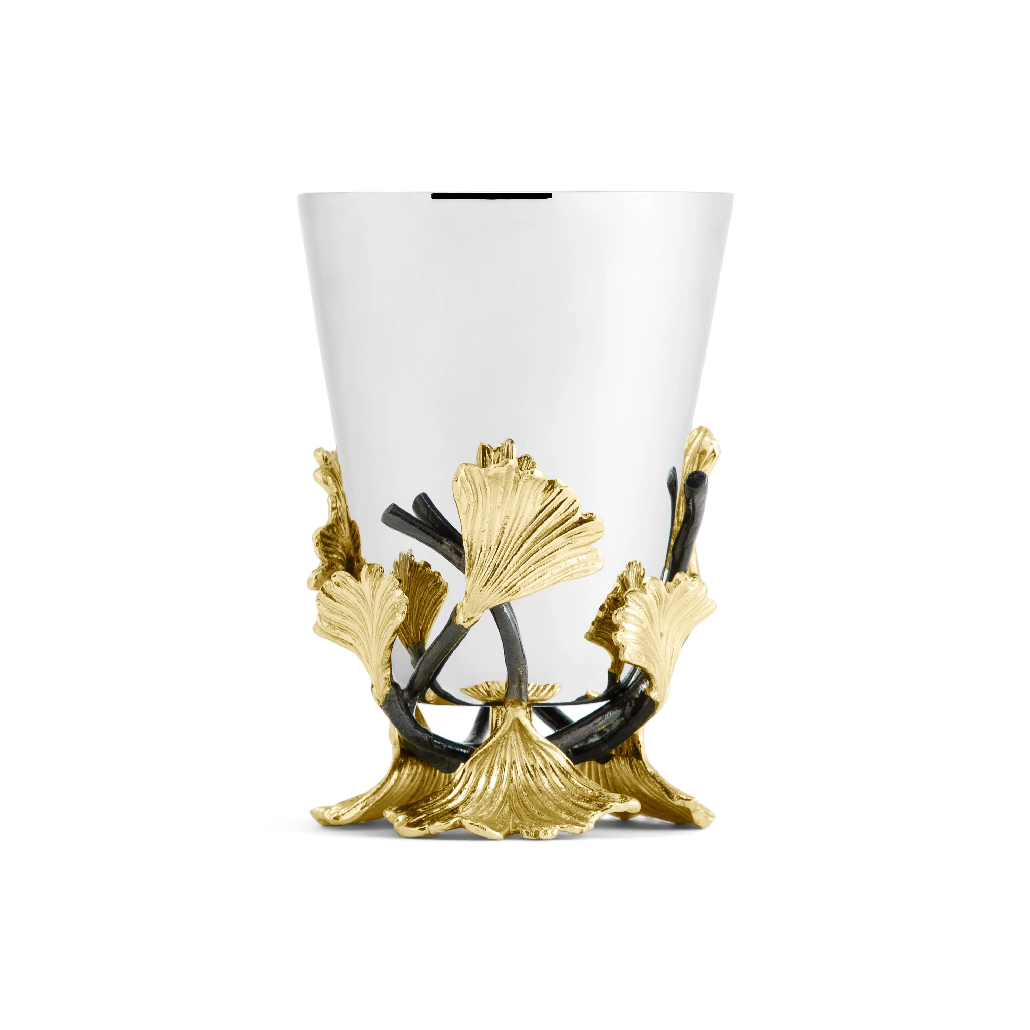 Golden Ginkgo Vase