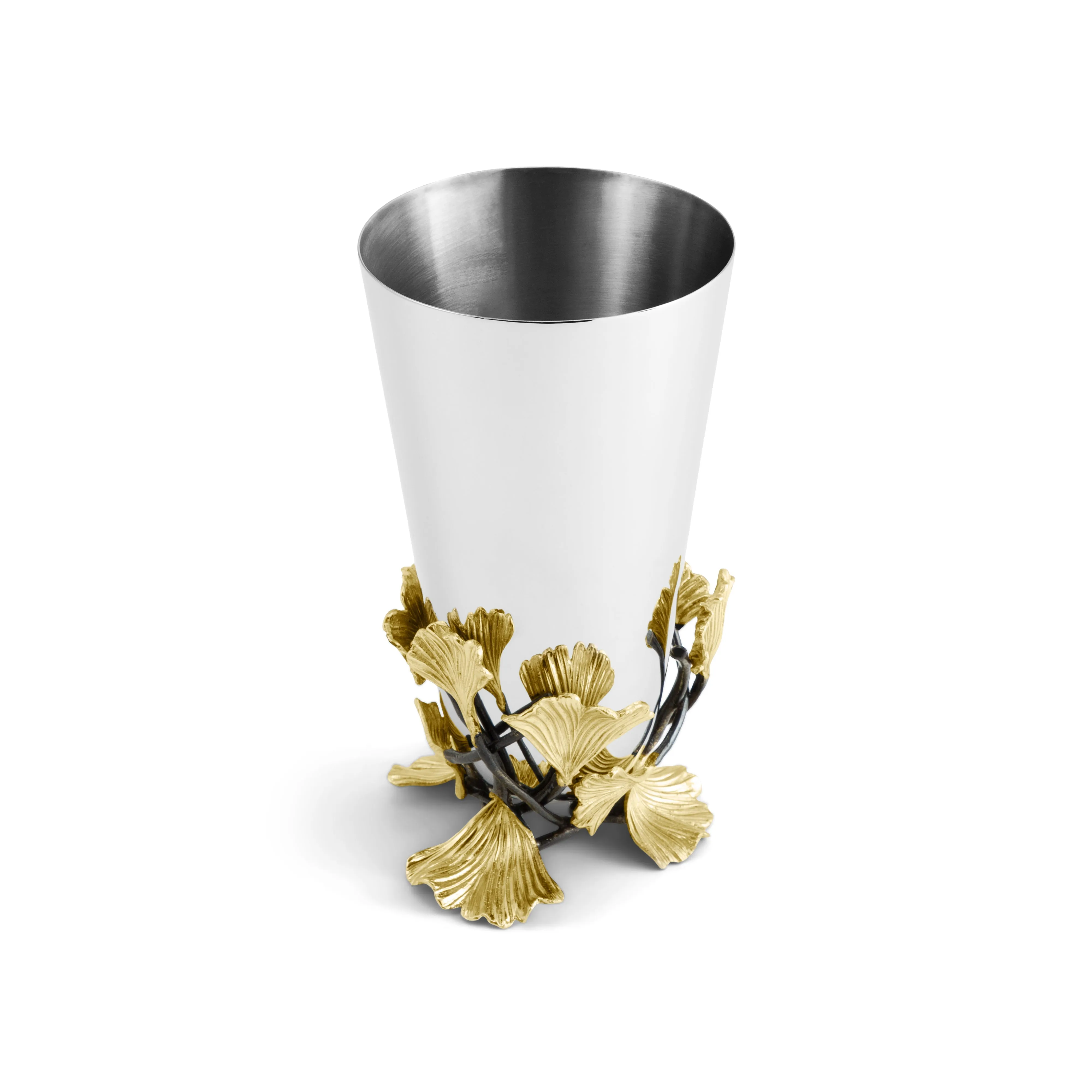 Golden Ginkgo Vase