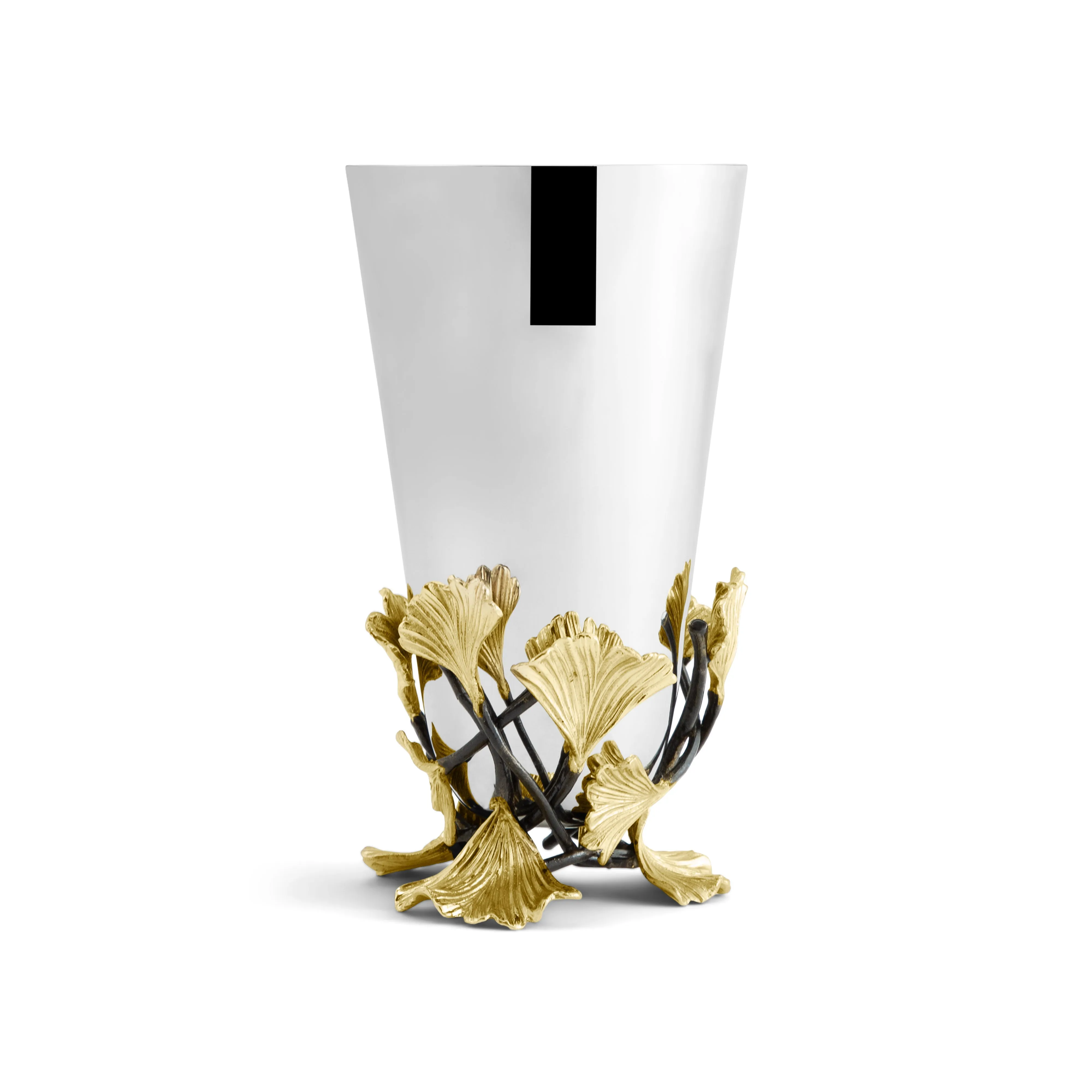 Golden Ginkgo Vase