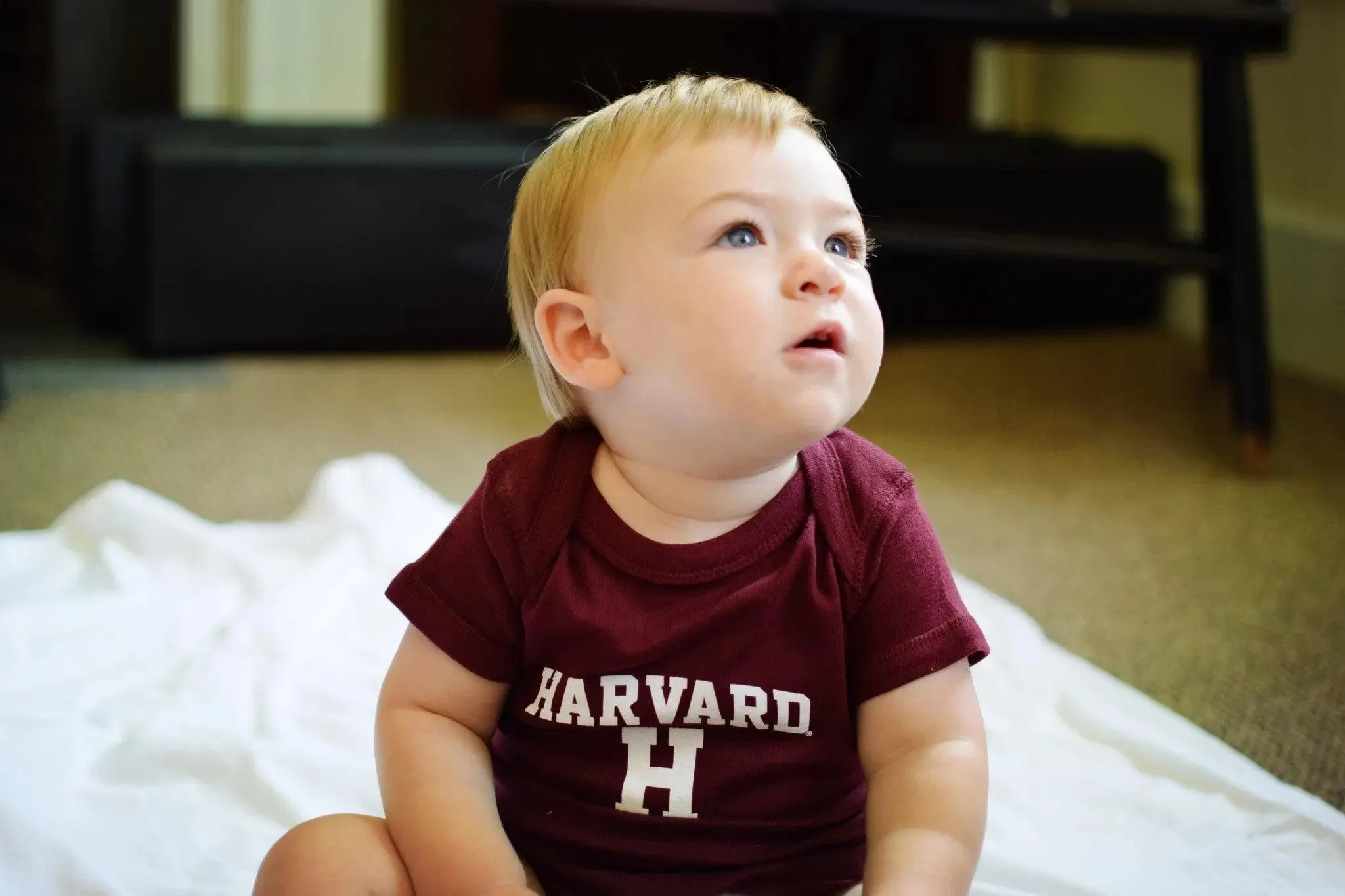 Harvard H Infant Onesie