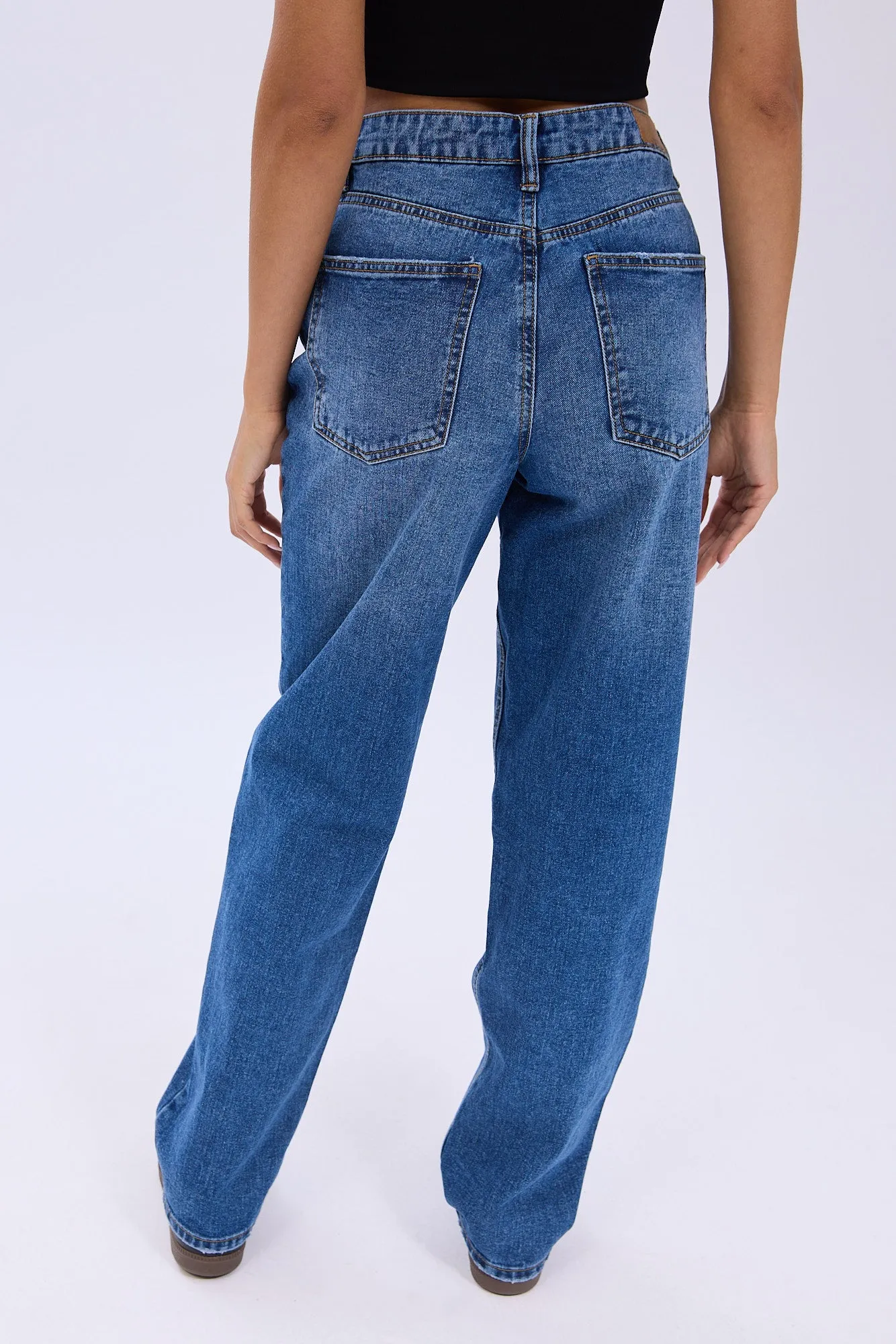 High Rise Baggy Jeans