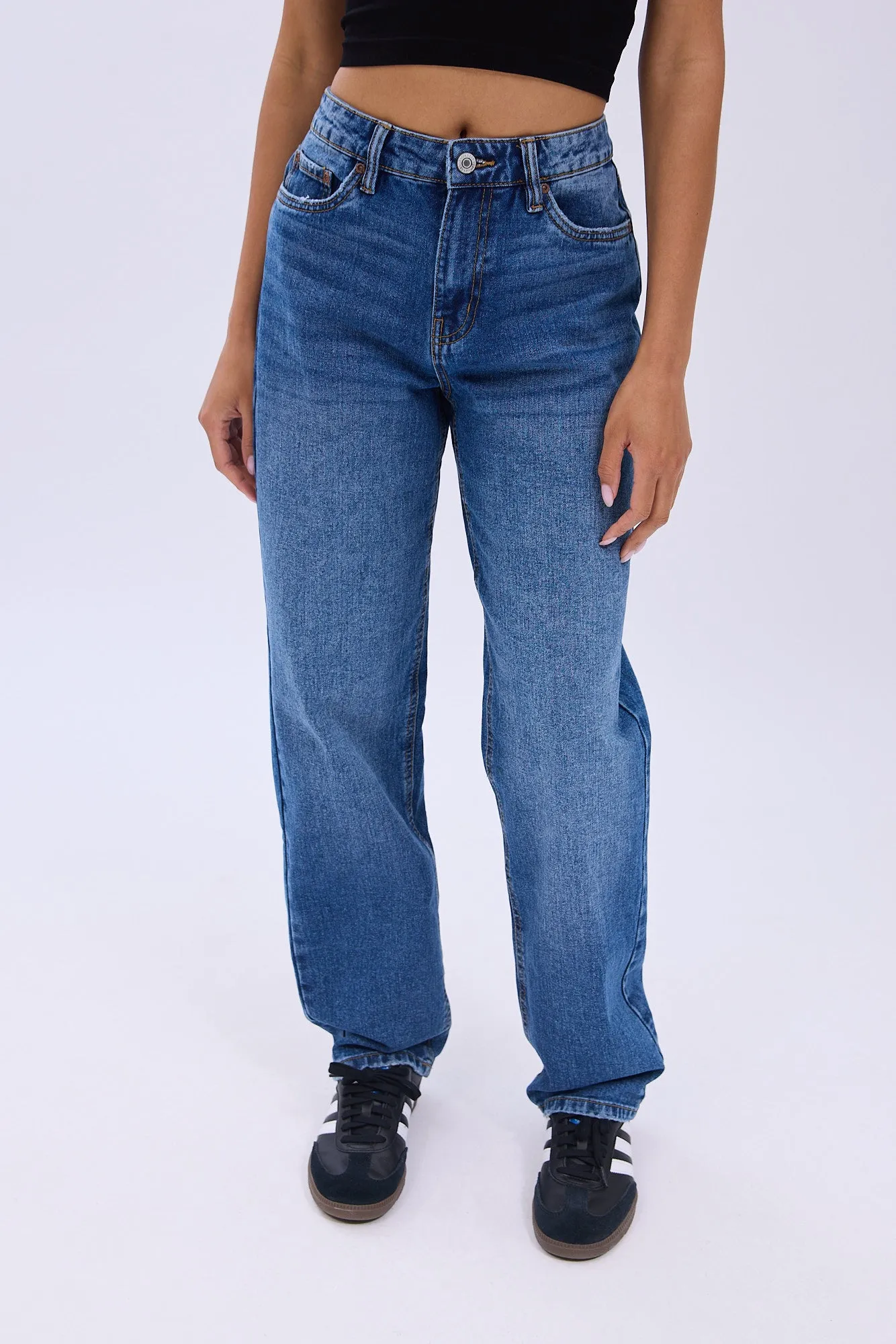 High Rise Baggy Jeans