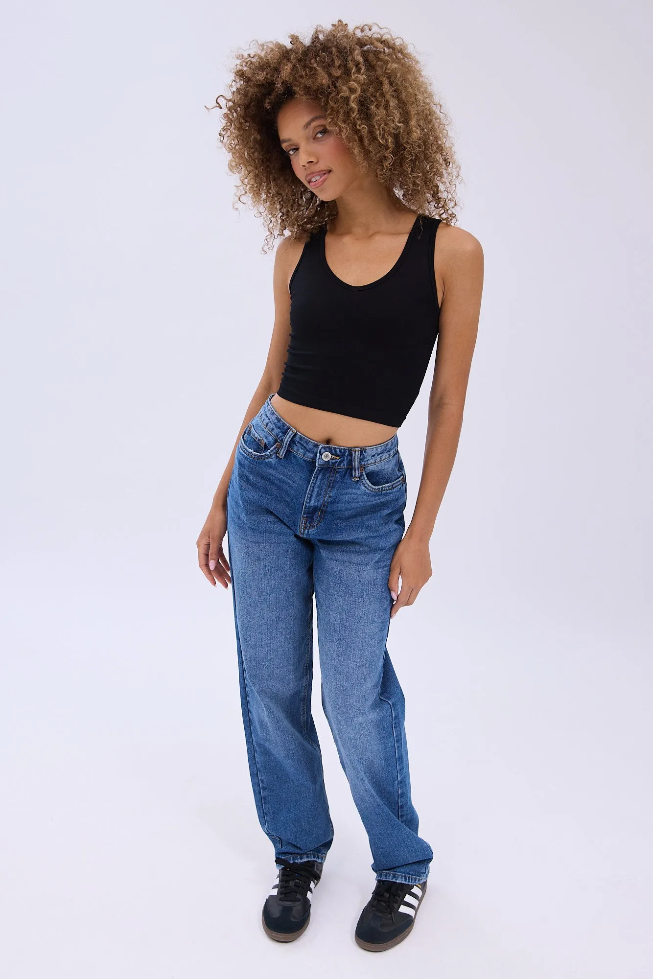 High Rise Baggy Jeans