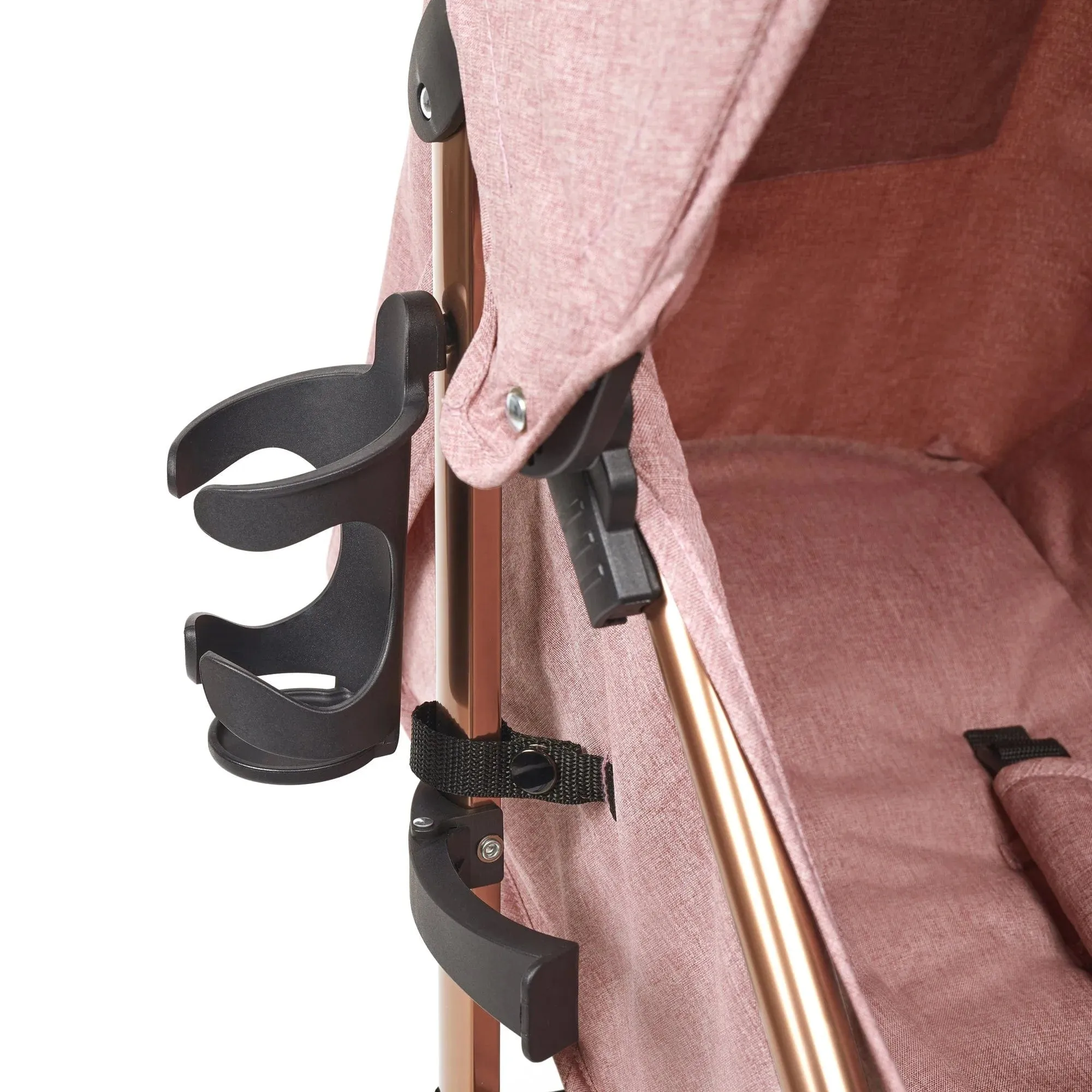 Ickle Bubba Discovery Stroller, Max Bundle - Rose Gold / Dusky Pink / Tan