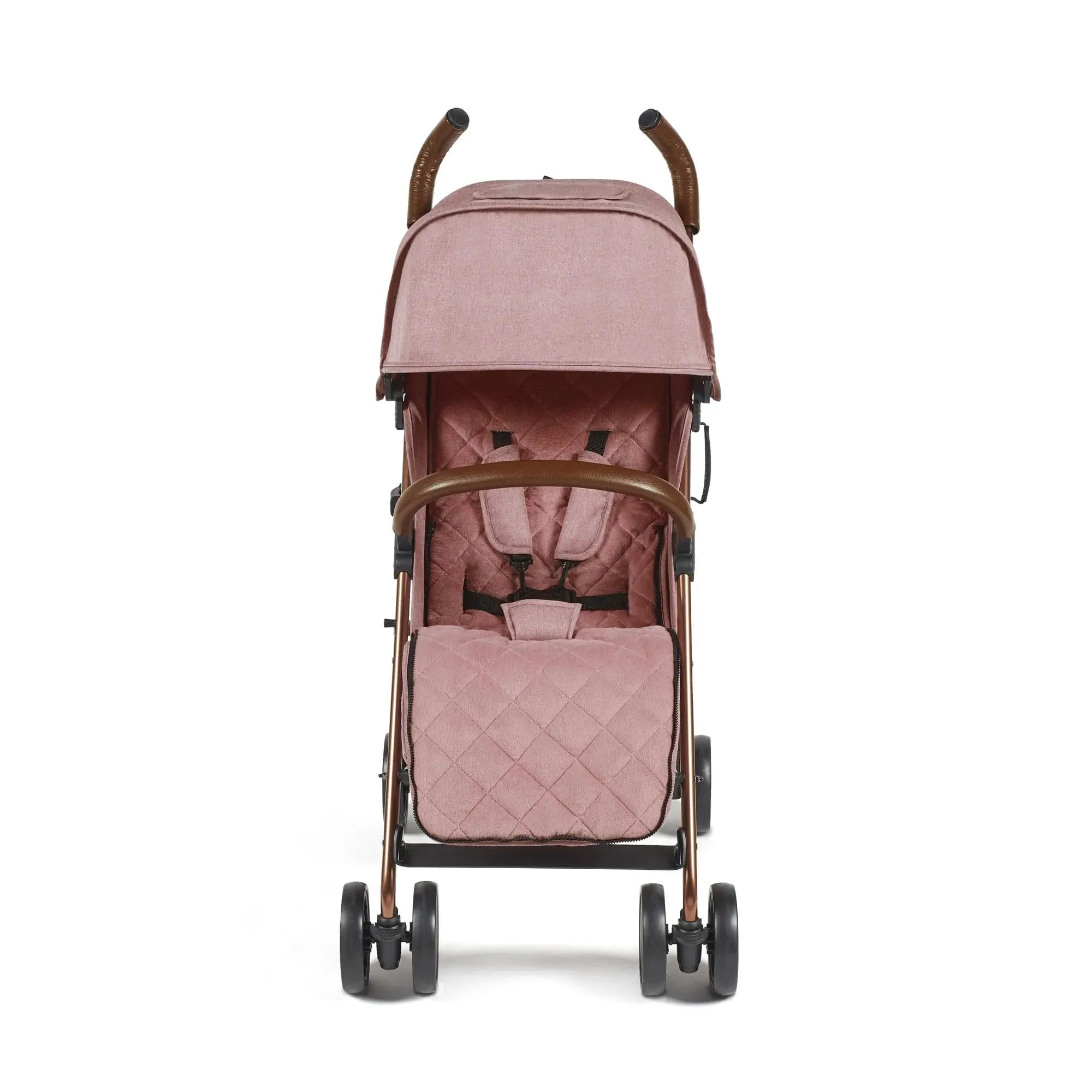 Ickle Bubba Discovery Stroller, Max Bundle - Rose Gold / Dusky Pink / Tan