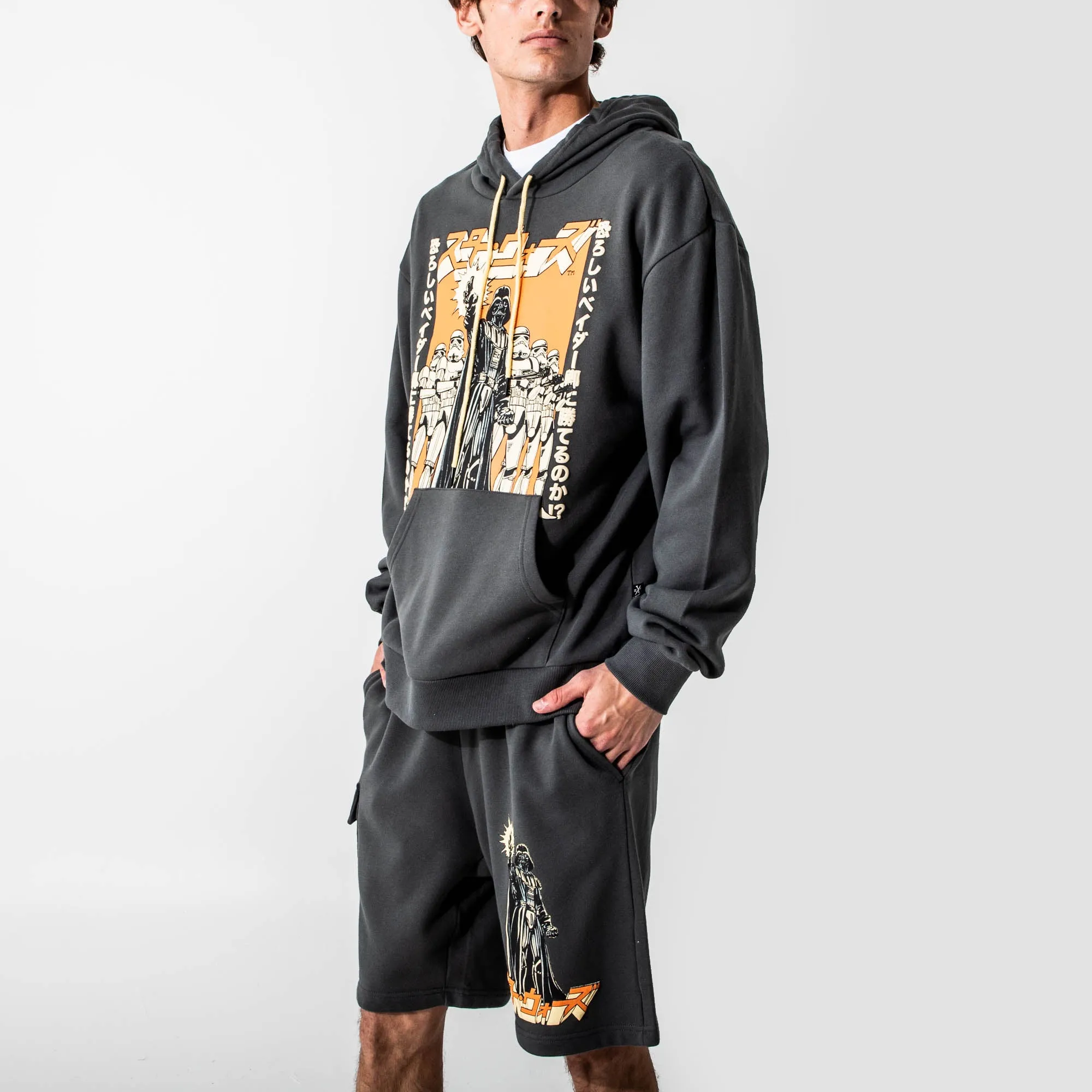 Kanji Vader With Troopers  Hoodie and Shorts Lounge Set