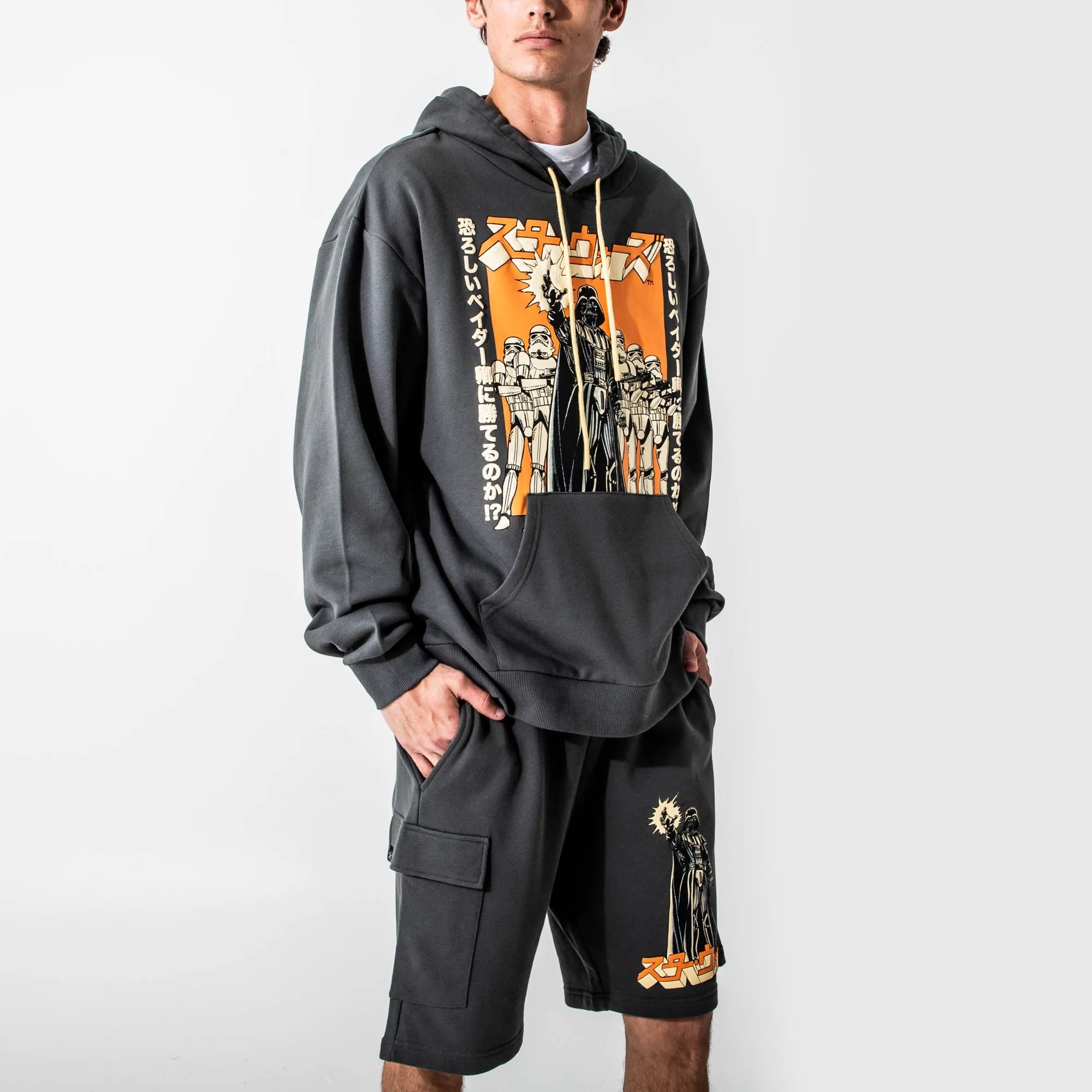 Kanji Vader With Troopers  Hoodie and Shorts Lounge Set