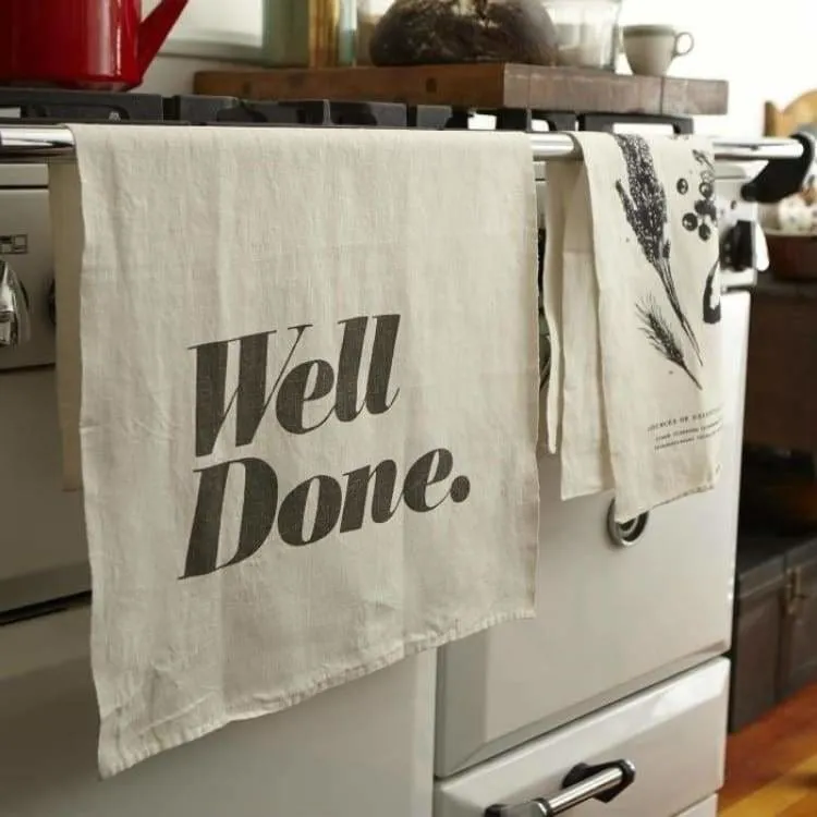 Linen Kitchen Towels - Sir/Madam