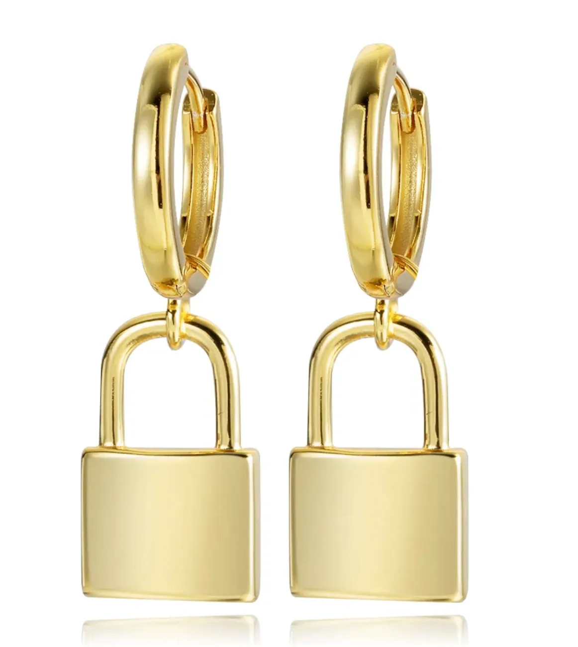 Lock Statement Earrings