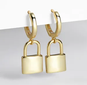 Lock Statement Earrings