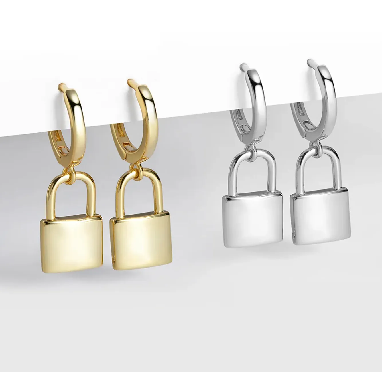 Lock Statement Earrings