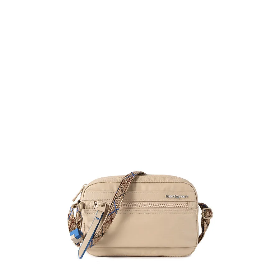 MAIA CROSSBODY RFID - CREASED SAFARI BEIGE