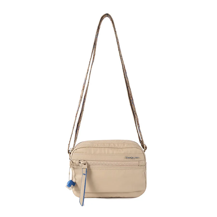 MAIA CROSSBODY RFID - CREASED SAFARI BEIGE